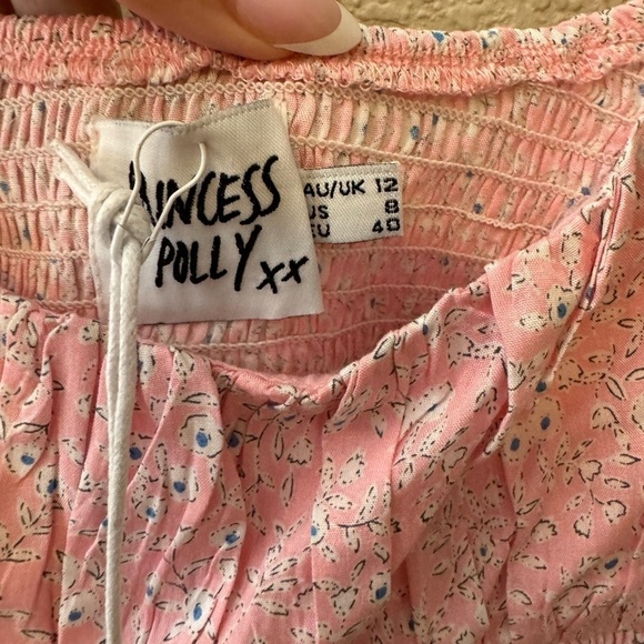 Princess Polly Pink Floral Crop Top - Picture 16 of 16